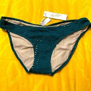Elizabeth Jane Teal Green Bikini Bottom Sz.M